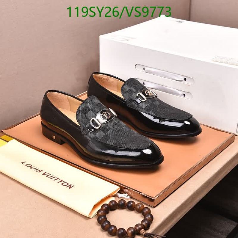 Louis Vuitton Men's Black Calf Leather Loafers - Designer Dress Shoes