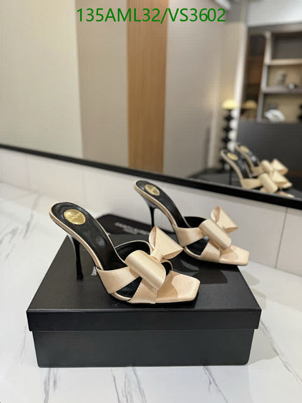 Yves Saint Laurent Women's Bow-Embellished Square Toe Mules - 10.5CM Heel 4 Yves Saint Laurent Women's Bow-Embellished Square Toe Mules - 10.5CM Heel