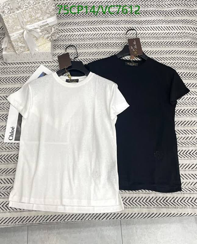 Loro Piana Premium Cotton Crewneck T-Shirt for Men - Comfortable & Stylish