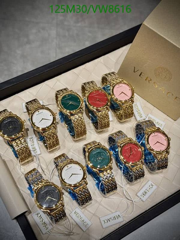 Versace Women's Gold-Tone Watch with Quartz Movement & Multiple Dial Colors