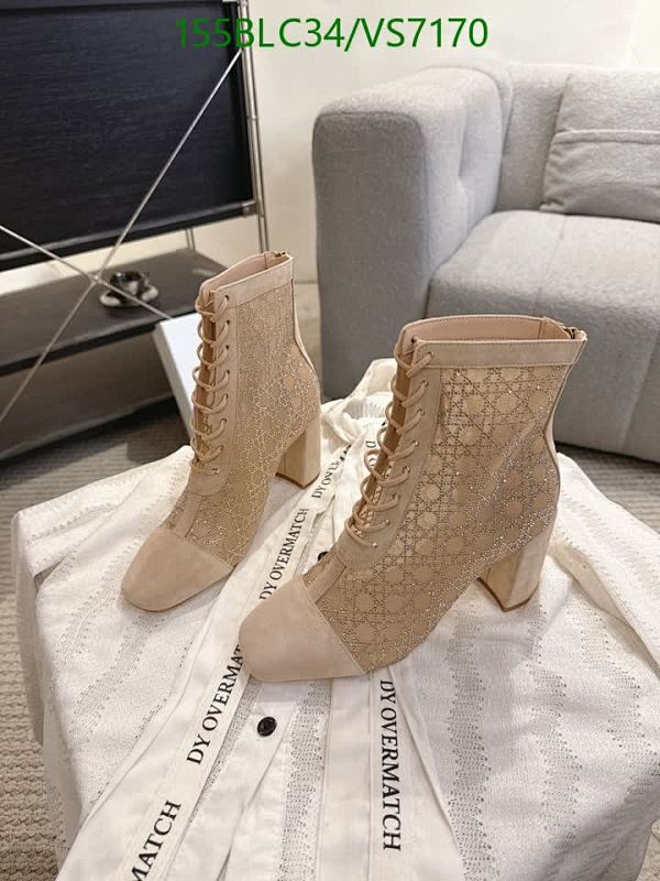 Elegant Dior D-Major Women's Ankle Boots - Beige Sheepskin & Leather Outsole