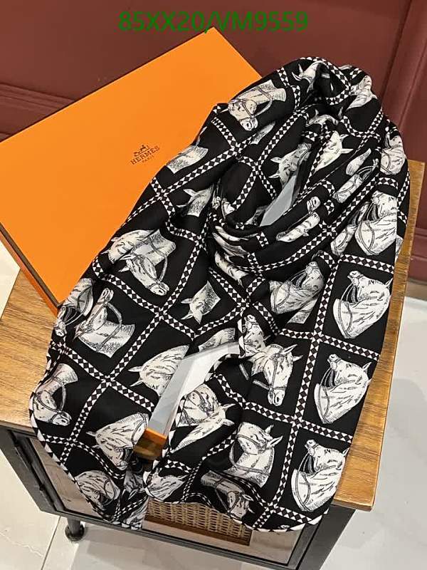 Hermès Cashmere Silk Scarf 140CM x 140CM - Luxurious Equestrian Print Design