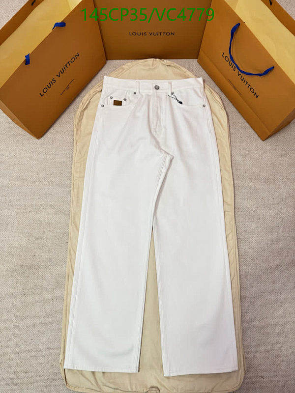 Louis Vuitton White Denim Jeans - Classic Straight Leg for Effortless Style