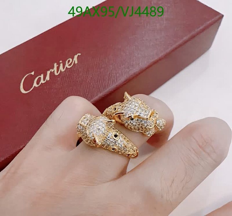 Cartier Panthère de Cartier Two-Head Pavé Diamond Ring in Gold