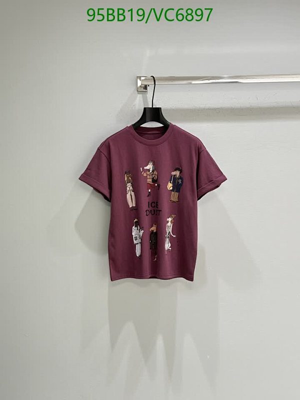 Ralph Lauren Women's Cotton Crew Neck T-Shirt with Dog Print Design