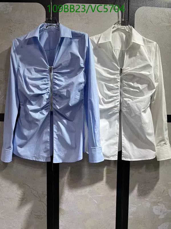 Alexander Wang Women's Ruched Zip-Front Cotton Blouse - Stylish & Comfortable