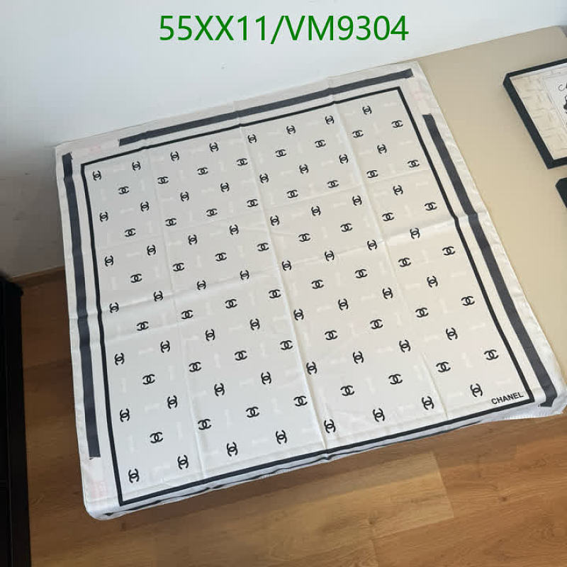 Chanel Luxury Real Silk Scarf - Elegant Square Design for Women - 90x90CM