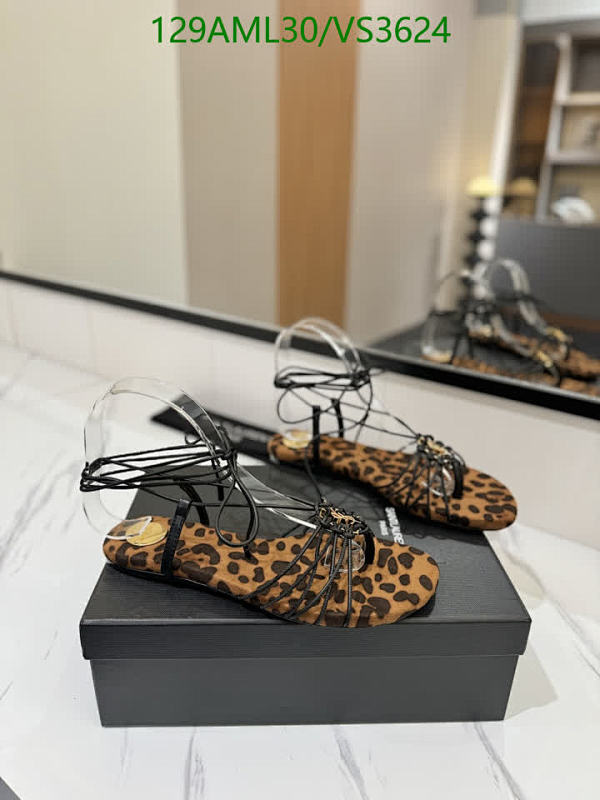 Yves Saint Laurent Women's Leopard Print Flat Sandals - Genuine Leather EU35-42 31 Yves Saint Laurent Women's Leopard Print Flat Sandals - Genuine Leather EU35-42