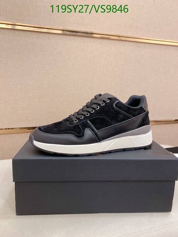 Zegna Men's Black Suede and Leather Low-Top Sneakers