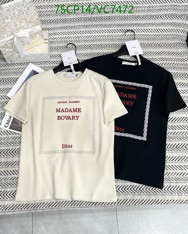 Dior Madame Bovary Cotton T-Shirts - Unisex Short Sleeve Graphic Tees