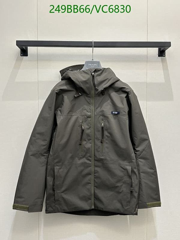 Prada Men's Nylon Hooded Jacket - Lightweight & Durable Outerwear