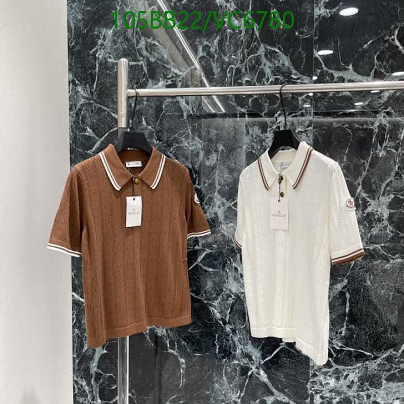 Moncler Men's Knitted Polo Shirt - Stylish Short Sleeve Design