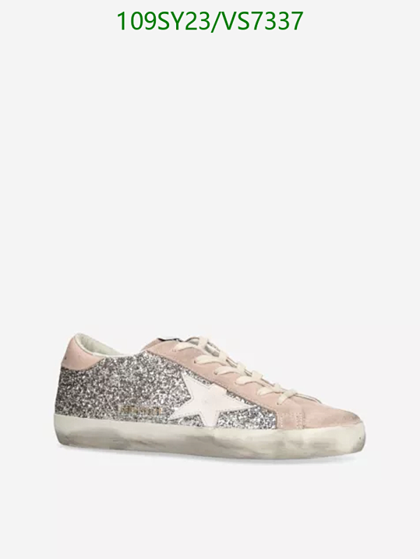 Golden Goose Super-Star Low-Top Sneakers - Glitter & Suede Design