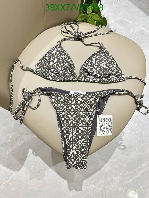 Loewe Anagram Print Triangle Bikini Set - Stylish & Comfortable Swimwear