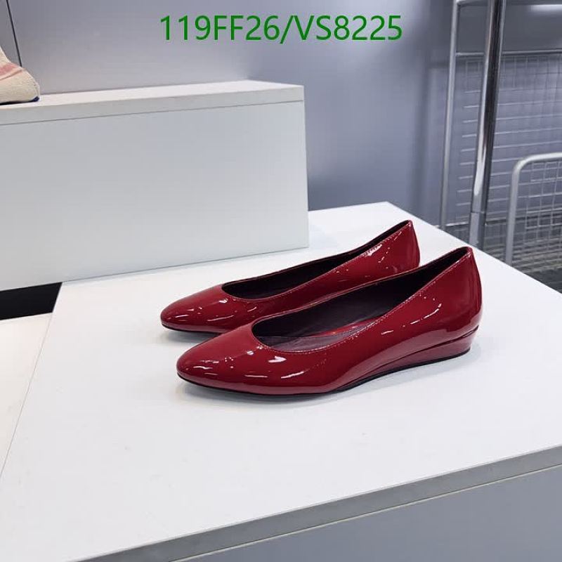 Chloee Women's Patent Leather Red Wedge Ballet Flats