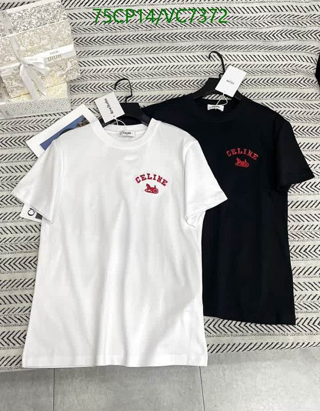 Celine VC7372 Cotton Short Sleeve T-Shirt - Comfortable & Stylish Everyday Wear