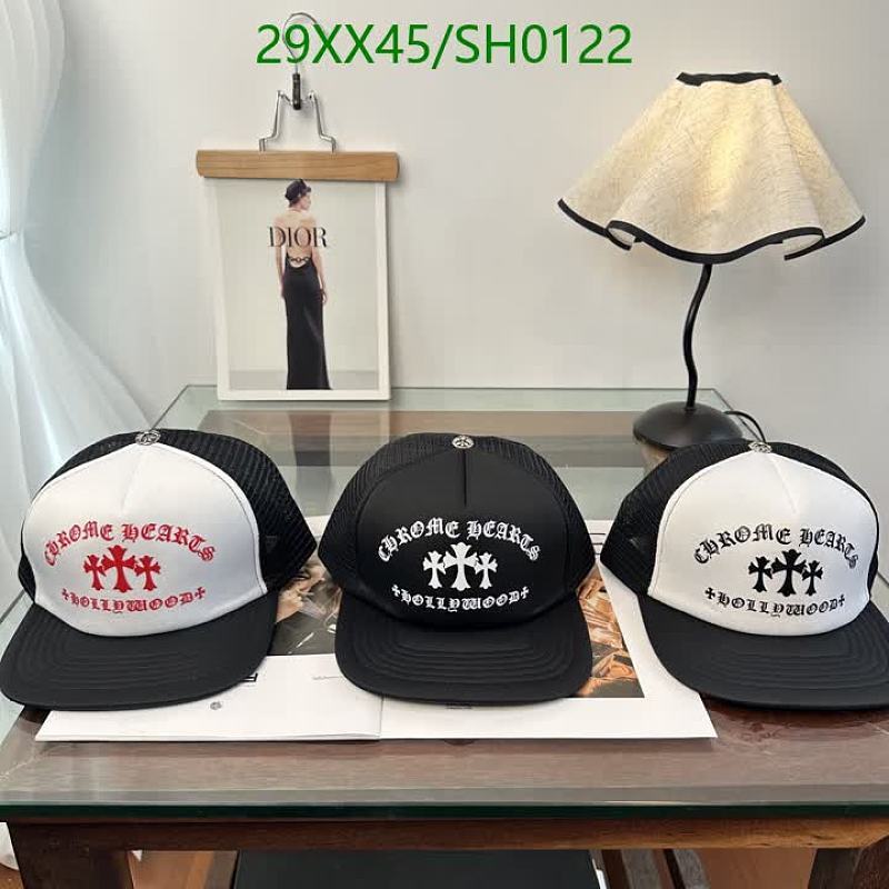 Chrome Hearts Hollywood Trucker Hat - Stylish Mesh Baseball Cap for Men & Women