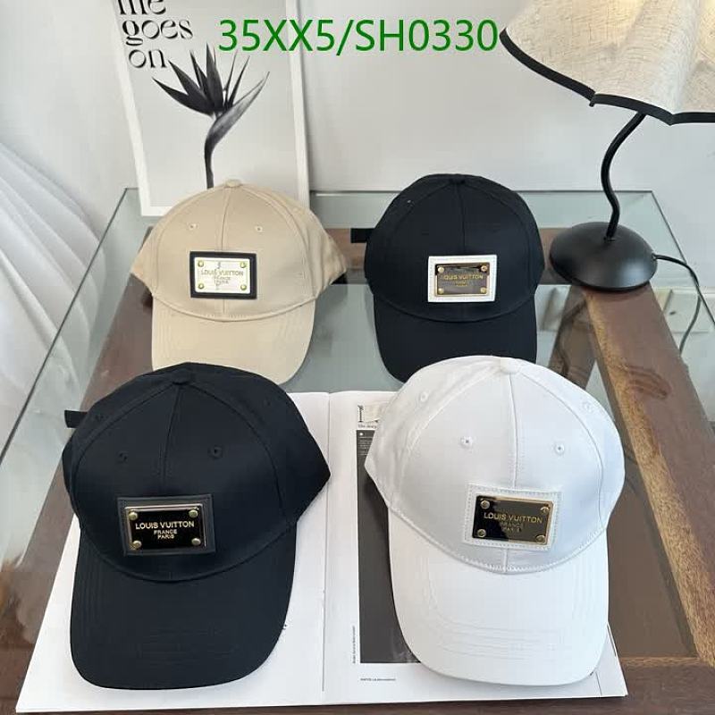Louis Vuitton Unisex Baseball Cap with Signature Logo - Stylish Headwear