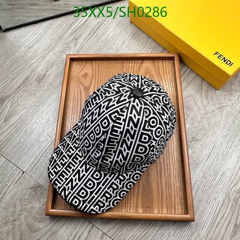 Fendi Men's/Women's Black & White FF Logo Print Baseball Cap - Stylish Everyday Hat