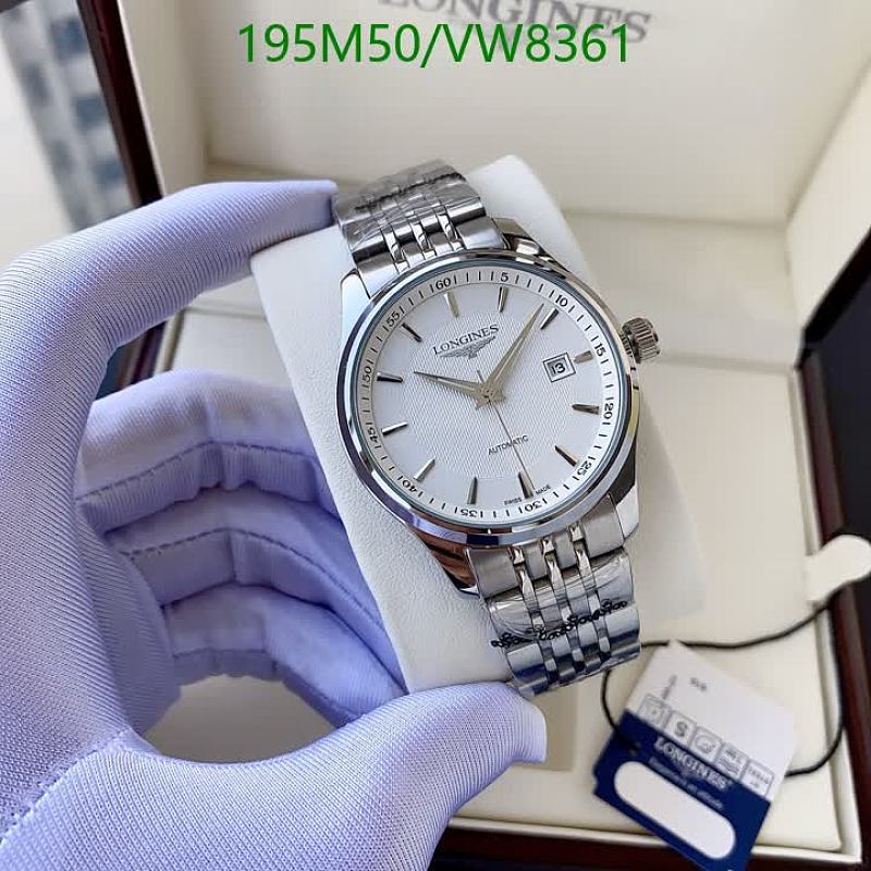 Longines Automatic Stainless Steel Men's Watch with Mineral Super Strong Mirror