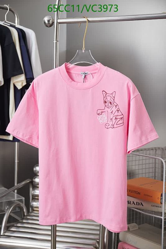 Loewe Pink Cotton T-Shirt with Unique Cat Graphic - Comfortable & Stylish 7 Loewe Pink Cotton T-Shirt with Unique Cat Graphic - Comfortable & Stylish