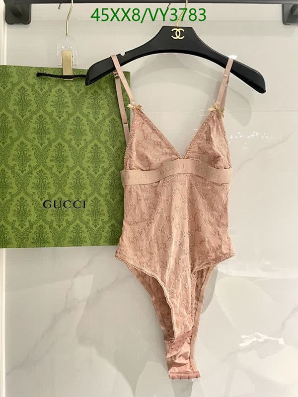Gucci GG Monogram Swimsuit in Pink - Elegant One-Piece for Women