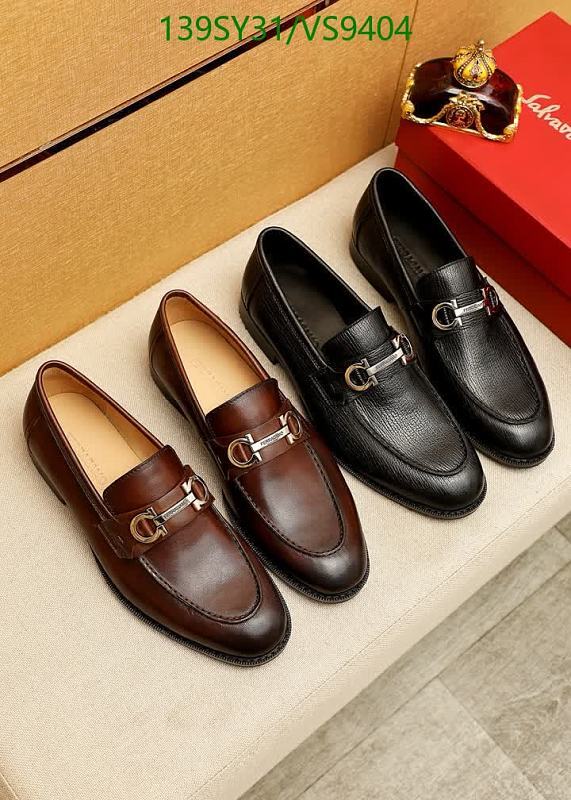 Ferragamo Men's Calf Leather Loafer Shoes - Classic Style