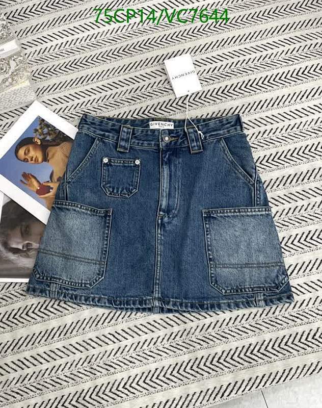 Givenchy Washed Denim Mini Skirt with Cargo Pockets - Chic & Versatile