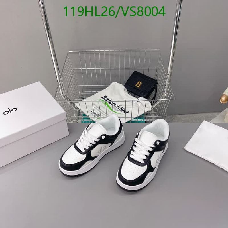 Alo Women's White & Black Low-Top Sneakers - Size EU 35-40