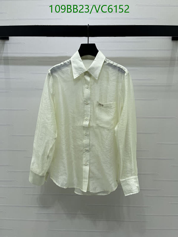 Dior Elegant Sheer Polyester Button-Up Blouse for Women - Lightweight & Stylish