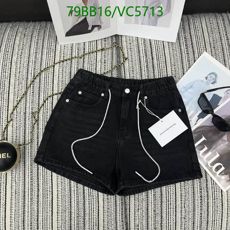 Alexander Wang Women's Denim Shorts - Stylish Black High-Waisted Design