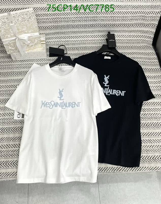 Yves Saint Laurent Logo Print Cotton T-Shirt - Comfortable & Stylish