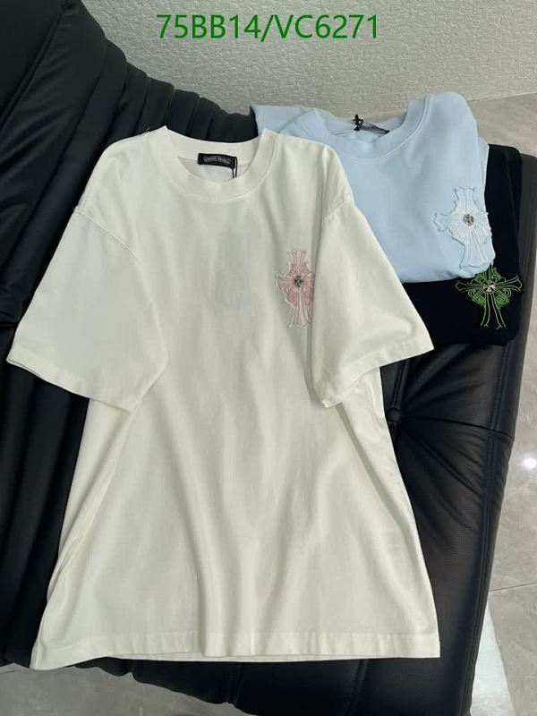 Chrome Hearts VC6271 Cotton Short Sleeve T-Shirt for Men & Women