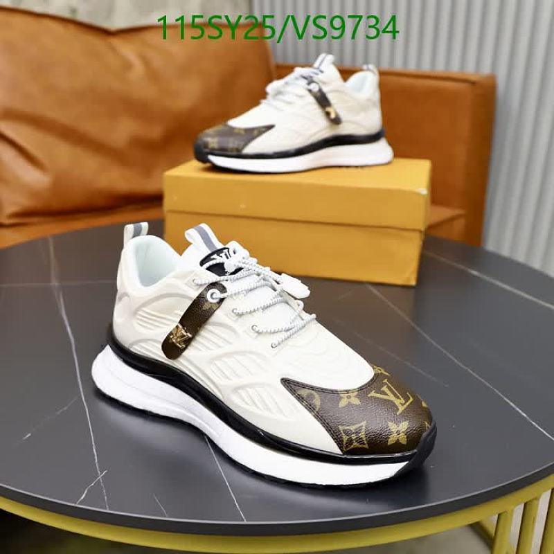 Louis Vuitton Men's White Leather Low-Top Sneakers