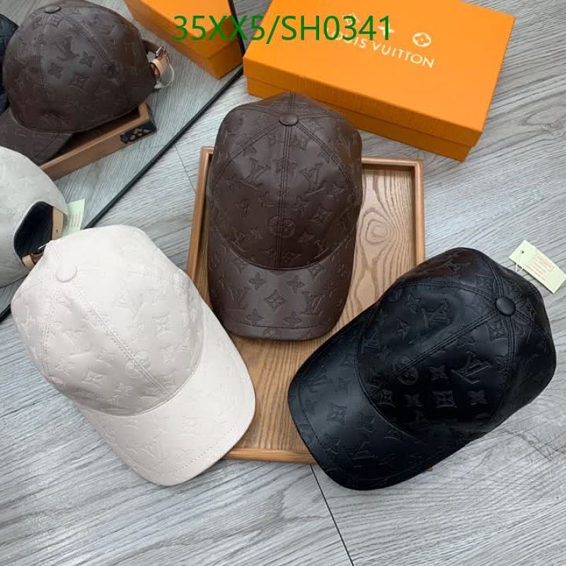 Louis Vuitton Monogram Embossed Baseball Cap - Stylish & Adjustable Hat