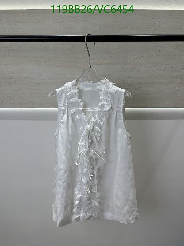 Louis Vuitton White Linen Sleeveless Blouse with Delicate Lace Trim