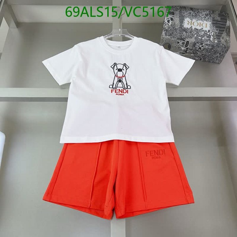 Fendi Kids' Cotton T-Shirt & Shorts Set - Comfortable & Stylish Outfit