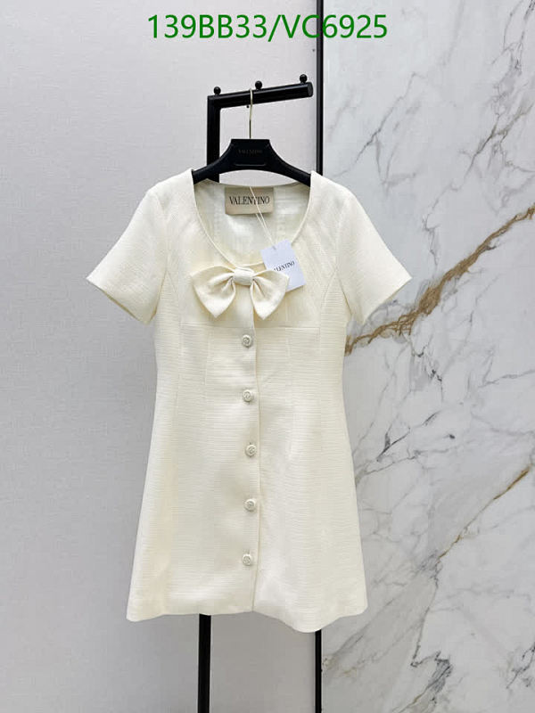 Valentinoo Women's Elegant Bow-Neck Short Sleeve Mini Dress - Polyester Fiber