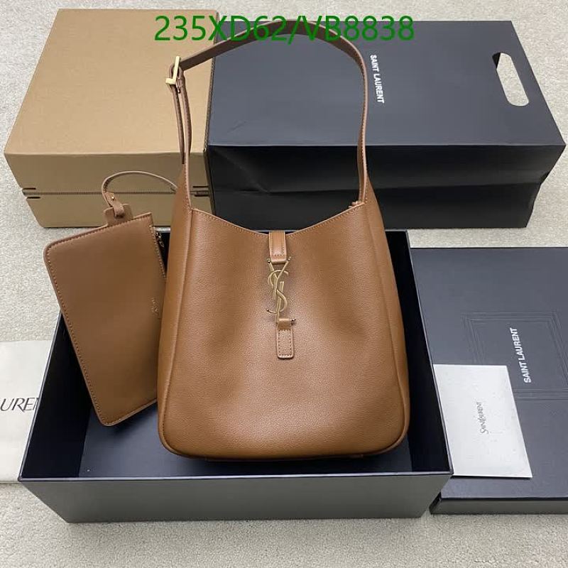 Yves Saint Laurent Hobo Bag in Genuine Leather - Timeless Elegance