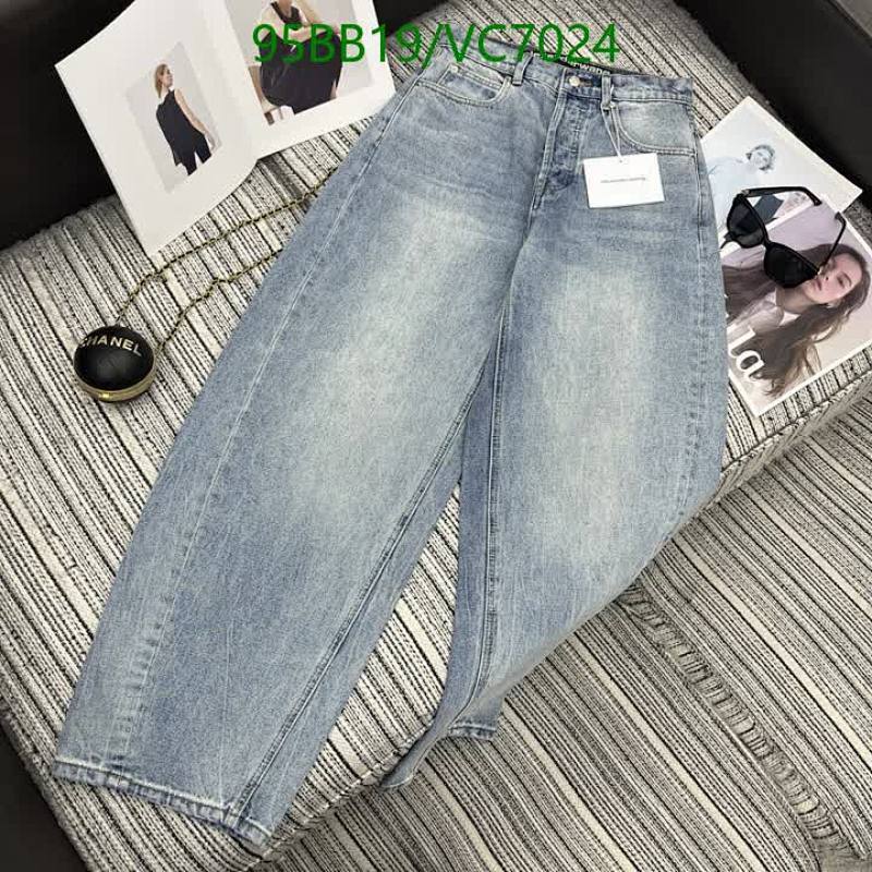 Alexander Wang Women's High-Waisted Denim Jeans - Light Blue, Modern Fit