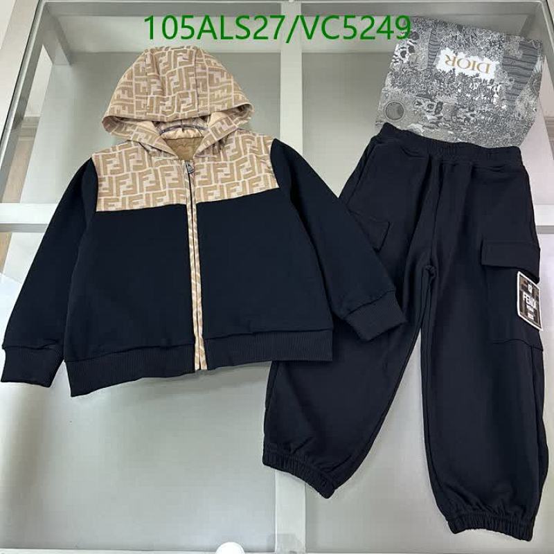 Fendi Kids' FF Logo Hooded Tracksuit - Comfortable Cotton Blend Set 7 Fendi Kids' FF Logo Hooded Tracksuit - Comfortable Cotton Blend Set