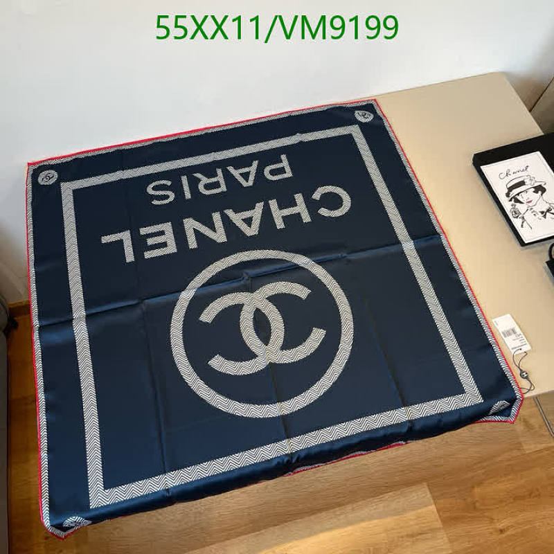 Chanel Paris Silk Scarf 90x90cm - Luxury Accessory