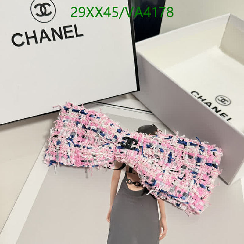 Chanel Tweed Bow Headband for Women - Stylish Hair Accessory VA4178