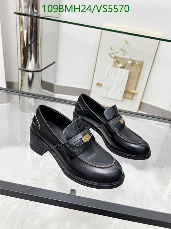 Miu Miu Women's Black Leather Loafers - Stylish & Comfortable Footwear