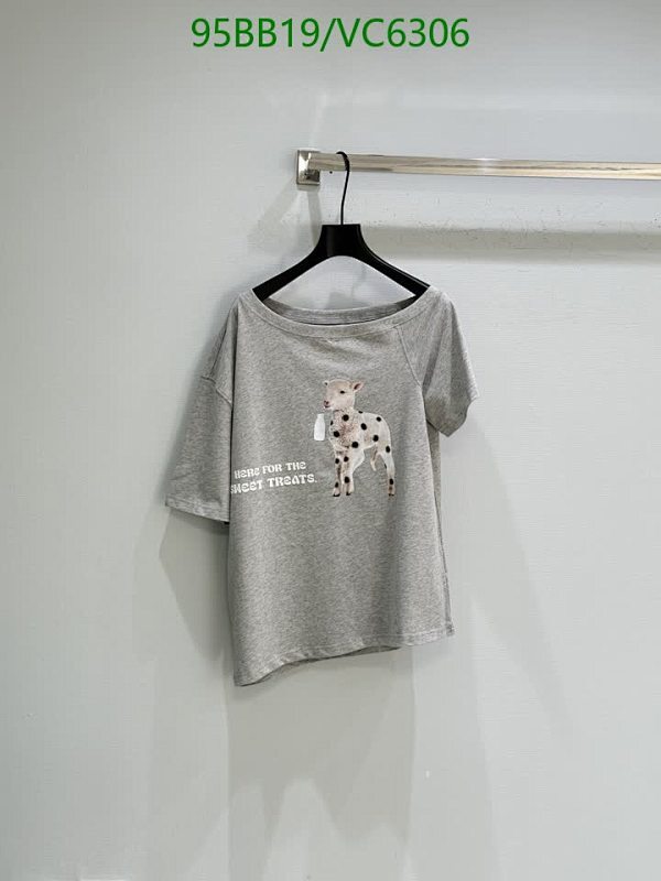 Givenchy Women's Cotton Crew Neck T-Shirt with Lamb Print - Casual & Stylish
