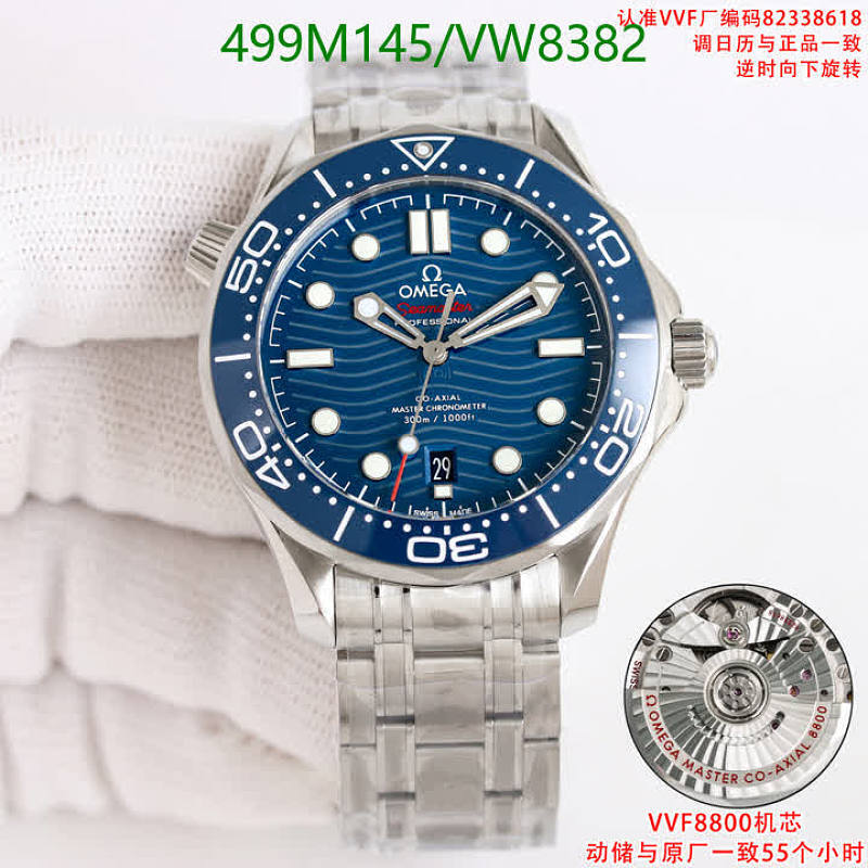 Omega Seamaster Diver 300M Co-Axial Master Chronometer Blue Dial Watch