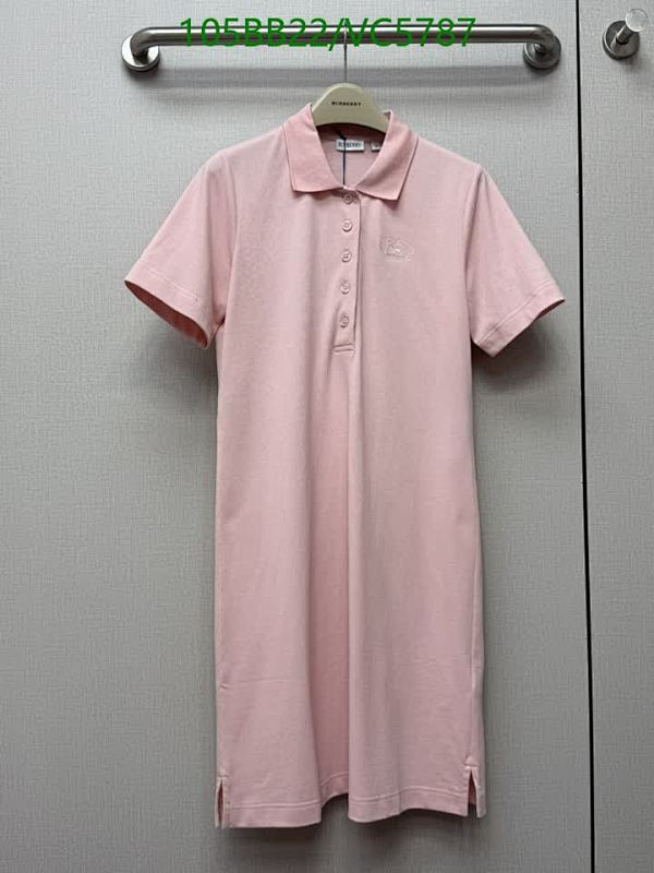 Burberry Pink Cotton Polo Dress - Classic Style for Effortless Chic