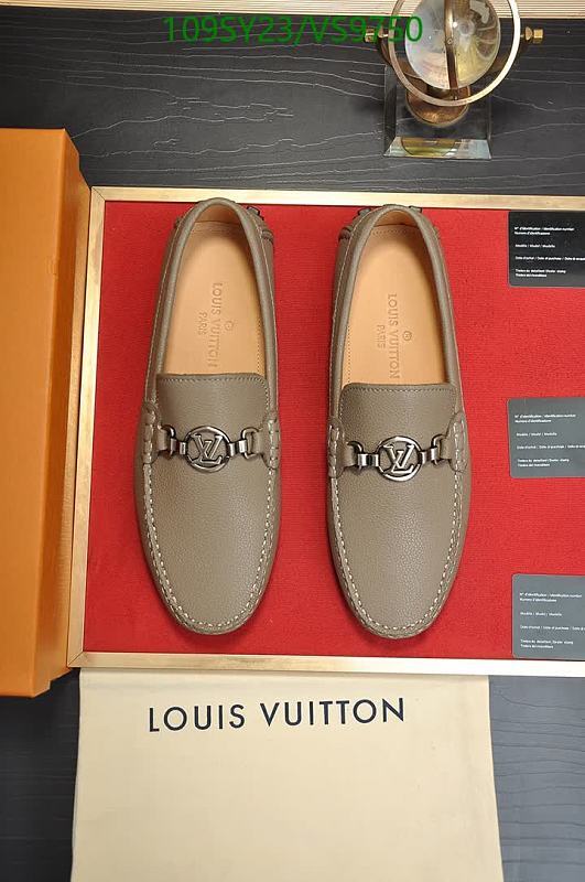 Louis Vuitton Men's Leather Loafers - Casual Driving Shoes