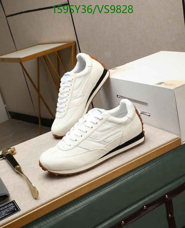 Tom Ford Men's White Suede and Mesh Low-Top Sneakers