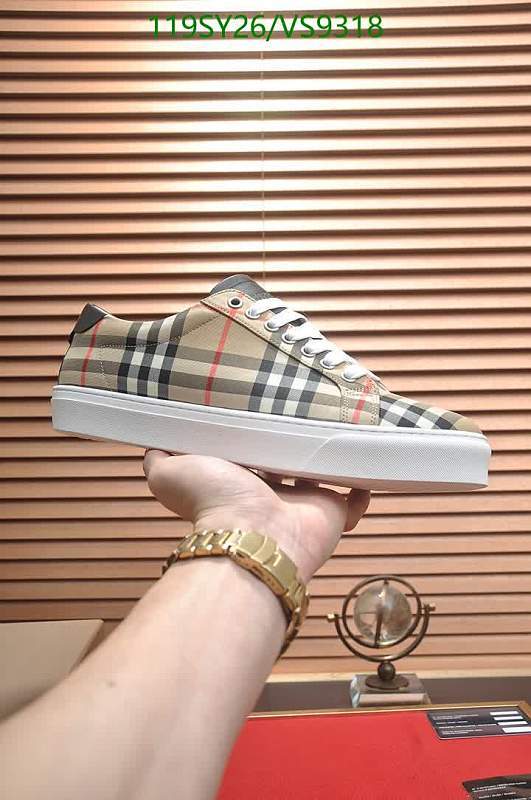 Burberry Men's Classic Check Canvas Low-Top Sneakers Beige